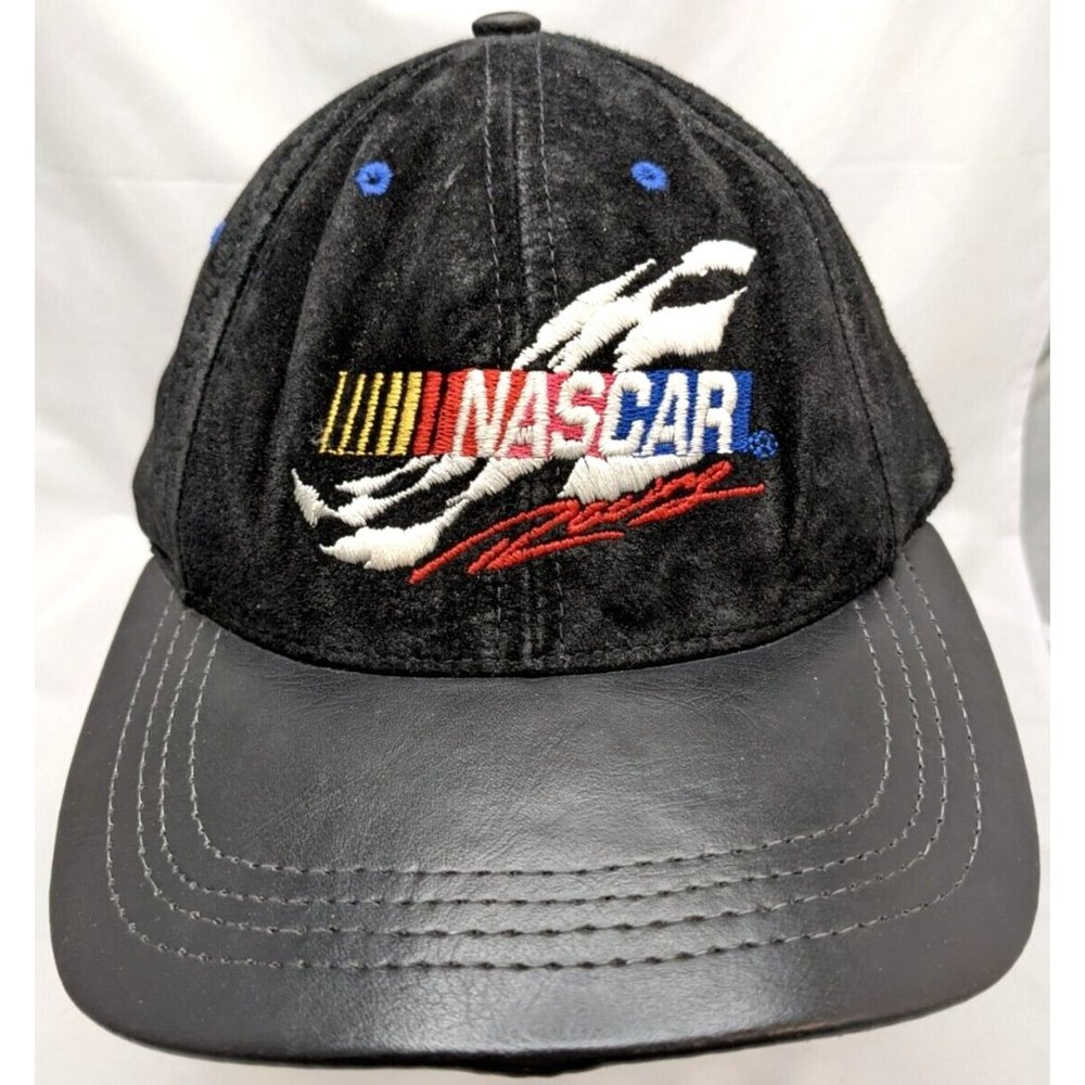 Vintage NASCAR by Modern Headwear Black Strapback Adjustable OSFM Hat